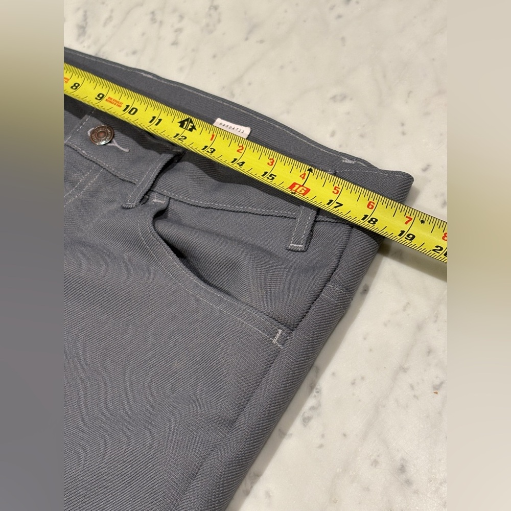 Vintage Levi’s Polyester Mens Boot Cut Slacks, Mens 38x32, Gray, Exc condition! - Picture 4 of 7